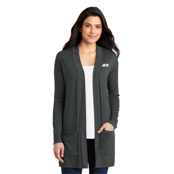 Port Authority® Ladies Concept Long Pocket Cardigan