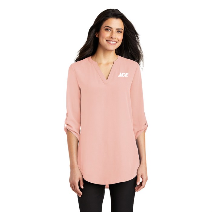 Port Authority Ladies 3/4-Sleeve Tunic Blouse